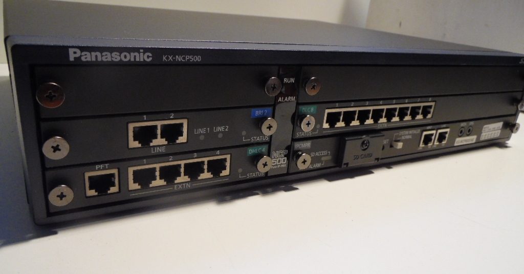 Panasonic KX-NCP500 XNE IP PBX + DSP4 KX-NCP1104