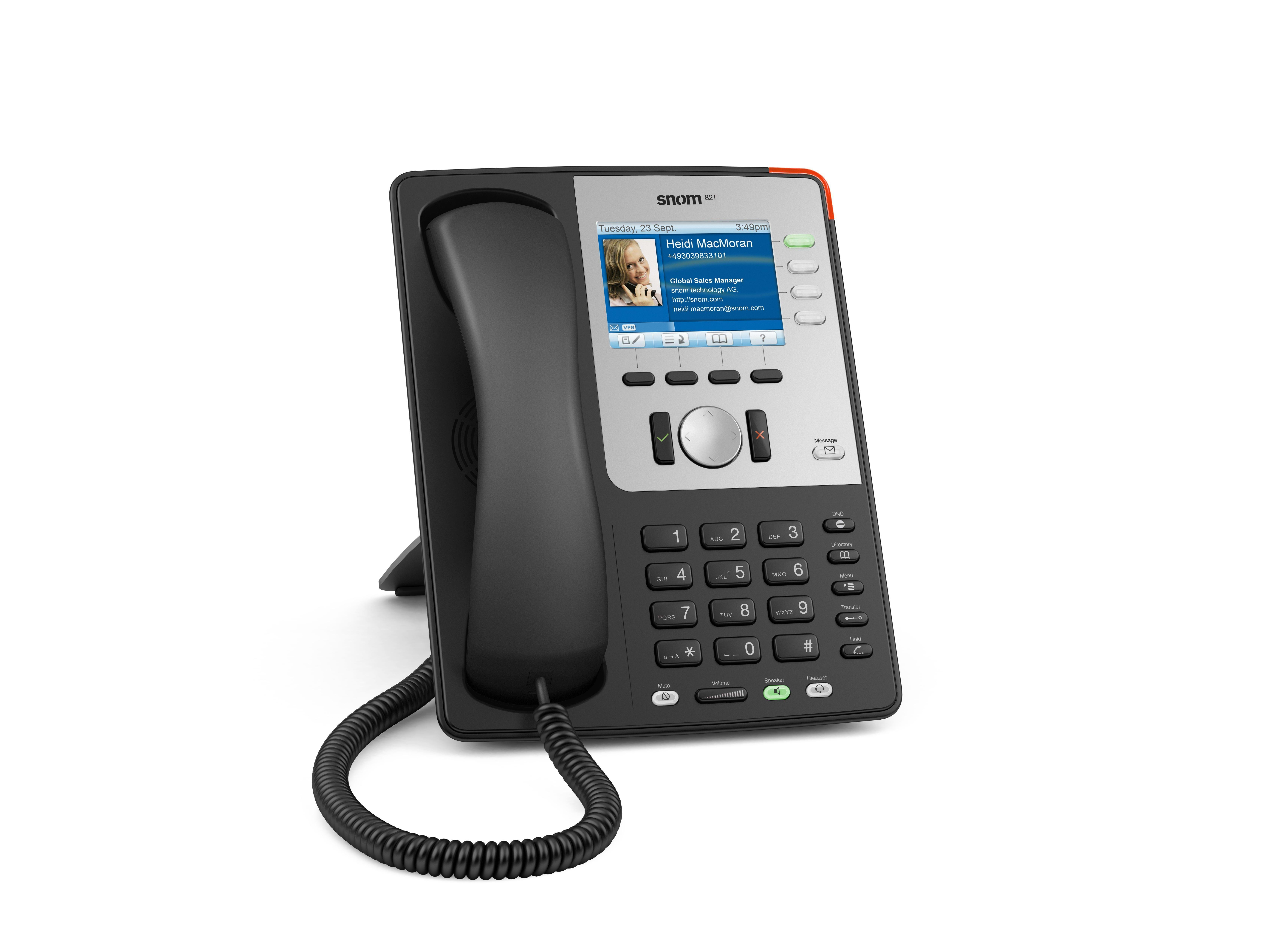 SNOM 821 IP-Telefon 2346 Refurbished